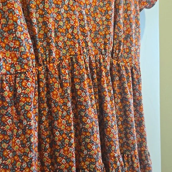 Urban Outfitters Red Floral Dress - Picture 7 of 10